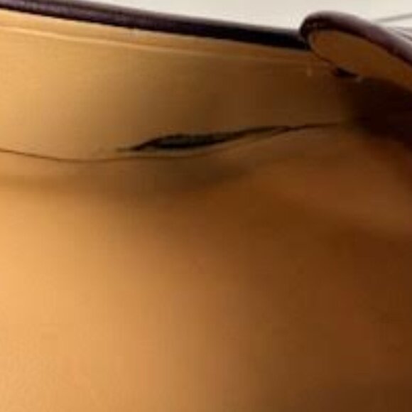 Michael Kors The Buchanan Burgundy Leather Penny Loafer Block Heels Size 11M - Picture 11 of 11